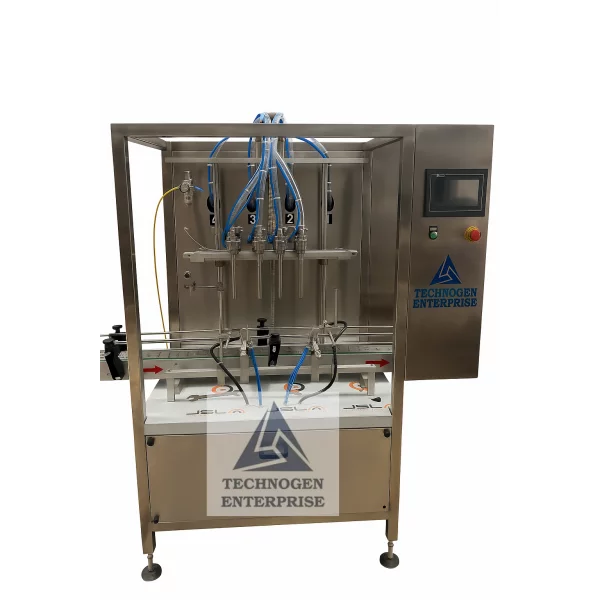 Liquid filling machinery for cosmetic and allied products