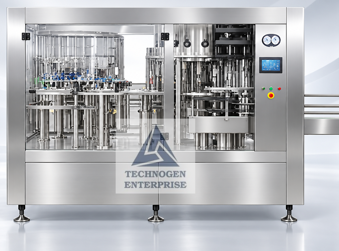 Carbonated beverage RFC filling machine for bottling lines in Tanzania